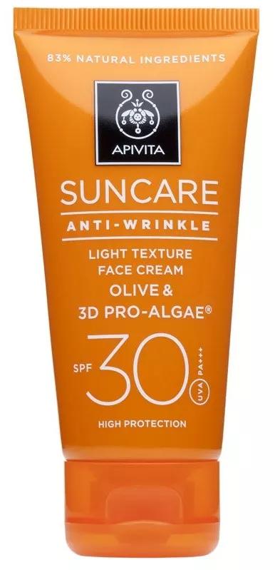 Apivita Suncare Creme Solar Facial Anti-rugas SPF30 50ml