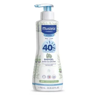 Mustela BabyGel Foam Bath 2x750 ml