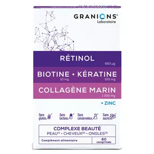 Granions Complexe Pelle Capelli e Unghie Confezione da 60 Compresse