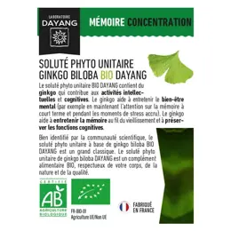 Dayang Ginkgo Biloba Bio 20 ampoules