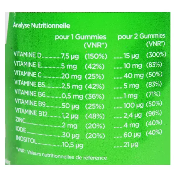 Vitavea Multi Vitamines Junior Croissance Défenses naturelles 30 gummies
