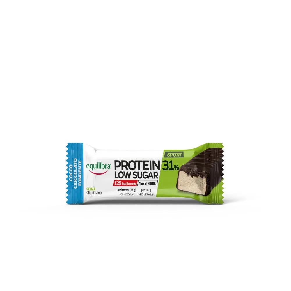 Equilibra Barretta Protein Low Sugar Cocco e Cioccolato Fondente 35 g