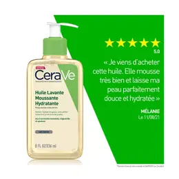 CeraVe Nettoyants Huile Lavante Moussante Hydratante 236ml