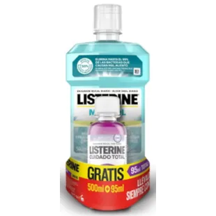 Listerine Zéro 500ml + Listerine Menthol 250ml