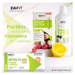 EAFIT MINCEUR - Detox Flash 7 jours - Draine et Détoxifie - 7 Shots