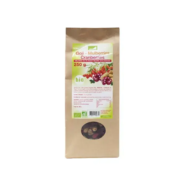 Exopharm Mezcla de 3 frutos Bio (Goji/Arándano Rojo/Mulberrie) 250g