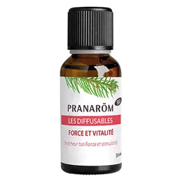 Pranarôm Les Diffusables Mélange d'Huiles Essentielles Force et Vitalité Bio 30ml