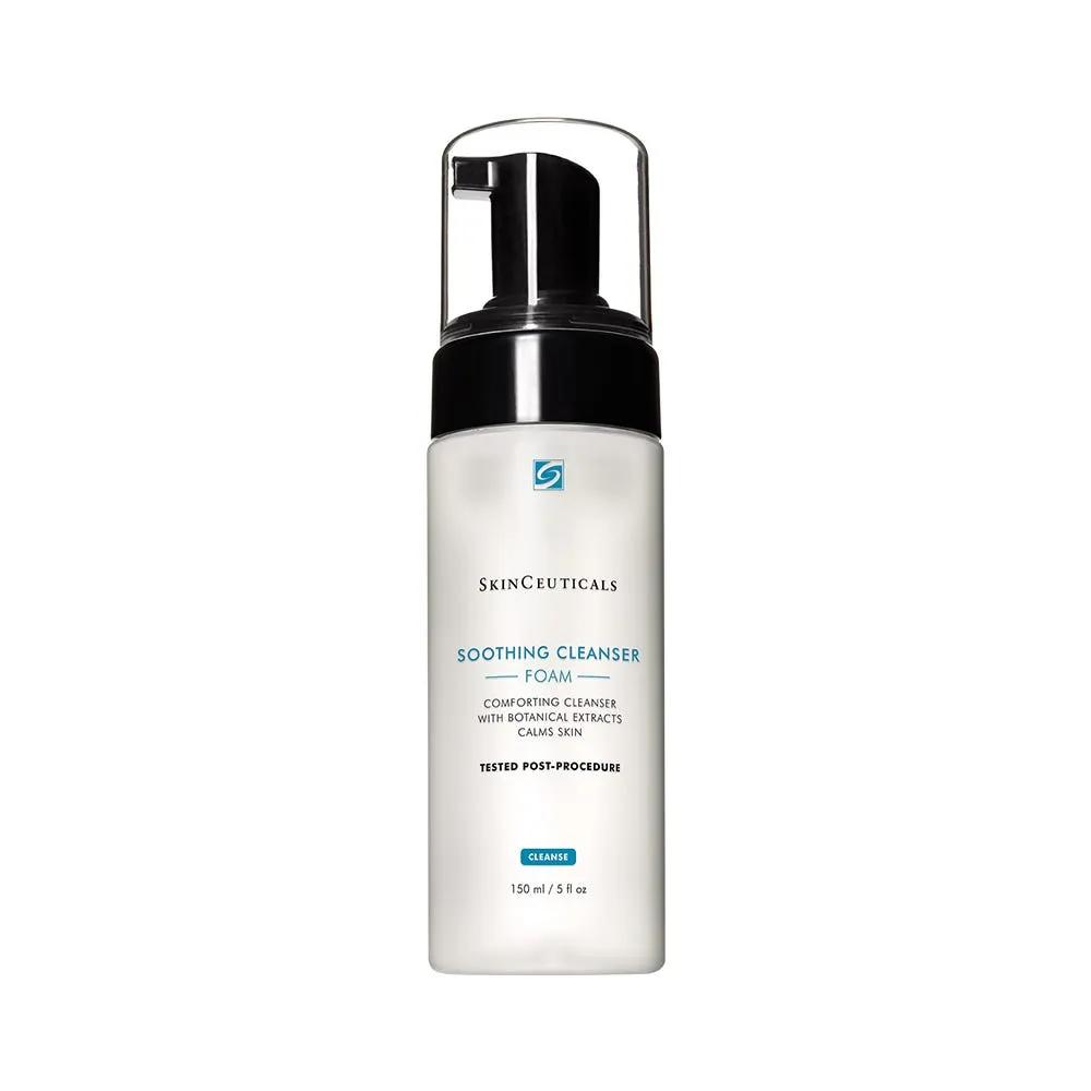 SkinCeuticals Soothing Cleanser Mousse detergente lenitiva a base di Estratto di Cetriolo e Orchidea 150 ml