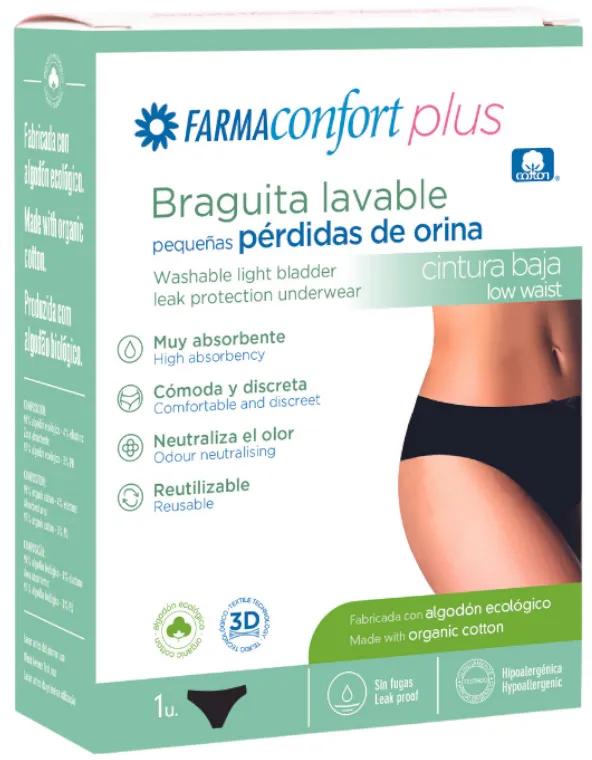 Culotte Farmaconfort pour petites pertes urinaires, taille basse, taille L