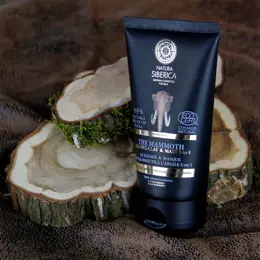 Natura Siberica - Rasage & Masque 2 en 1 du Mammouth à l'Argile 150ml.