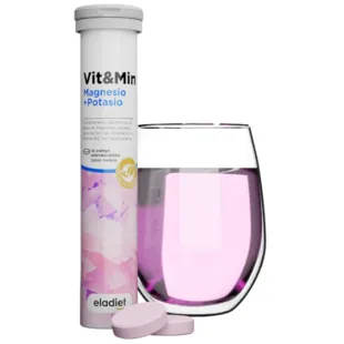 Eladiet Vit Min Magnesium + Potassium 14 Tablets Orange Flavor