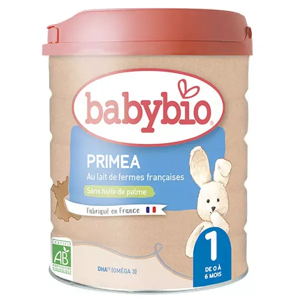 Babybio Lait Infantile Primea 1er Âge Bio 800g