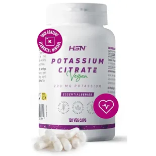 HSN Potassium Citrate 200mg 120 Vegetable Capsules