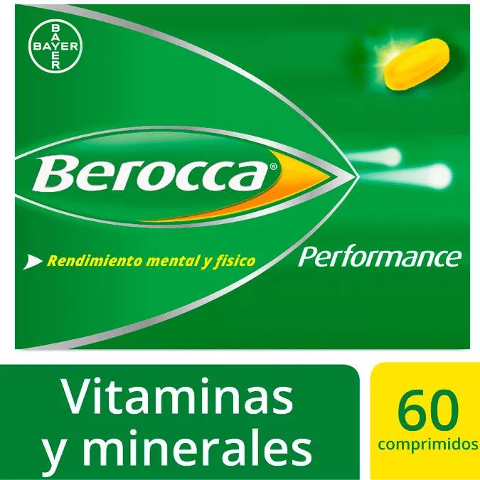 Berocca Performance Vitaminas y Rendimiento 60+30 Comprimidos FORMATO AHORRO