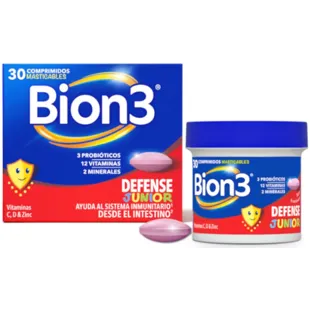 Bion3 Défense Junior 30 Comprimés à Croquer