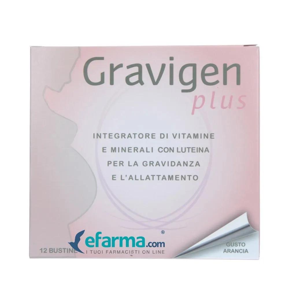 Gravigen Plus Integratore Vitamine Minerali Per Gravidanza 12 Bustine