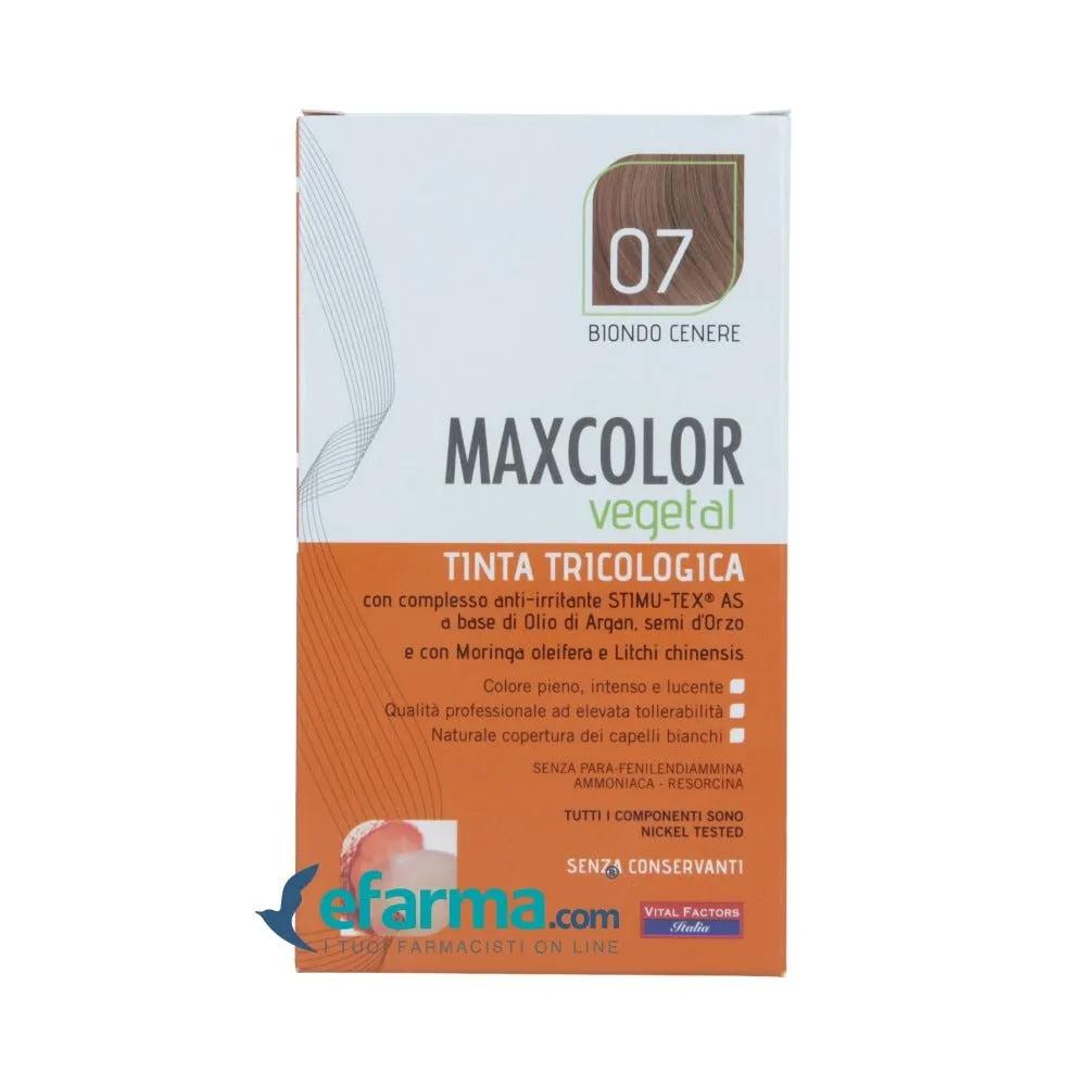 Max Color Vegetal Tinta Per Capelli Tricologica n°07 Biondo Cenere 140 ml