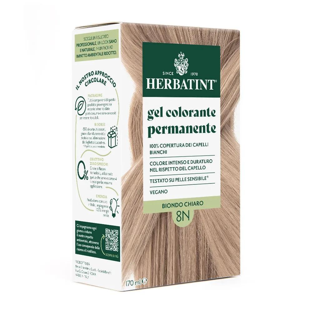 Herbatint Tintura Capelli Gel Permanente 8N Biondo Chiaro 170 ml