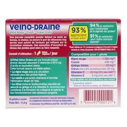 Alvityl Veino-Draine Circulation, jambes légères dès 12 ans 3 x 30 gélules