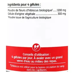 Nat & Form Écoresponsable Hibiscus Bio 200 gélules végétales