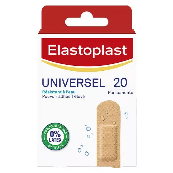 Elastoplast Classique Pansement Universel Résistant à l'Eau 20 unités