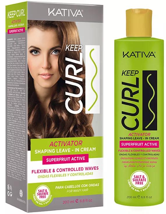 Kativa Keep Curl Activator Leave In Creme 200ml