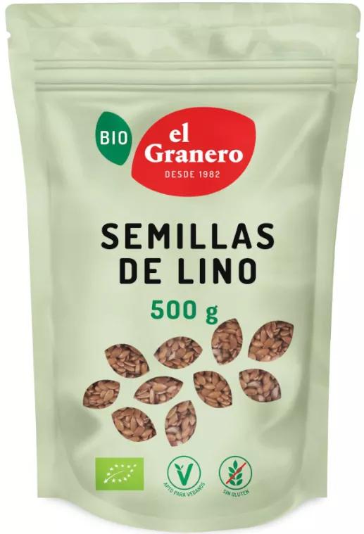 Imagen de El Granero Integral Semillas de Lino BIO 500 gr