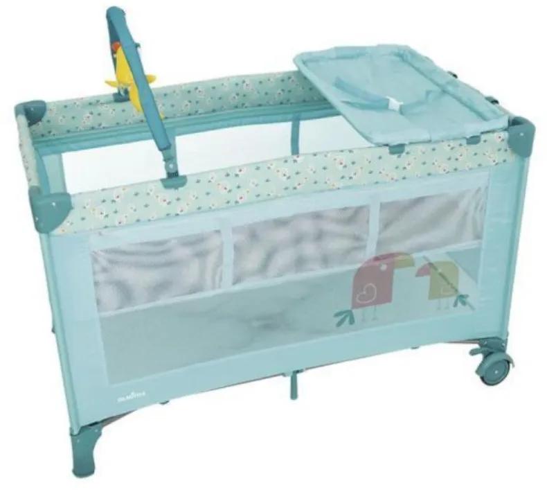 Olmitos Travel Crib + Changing Table + Toucan Toy Box