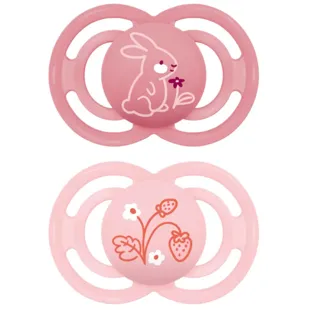 MAM Perfect Pacifier Matte Pink +6m 2 pcs