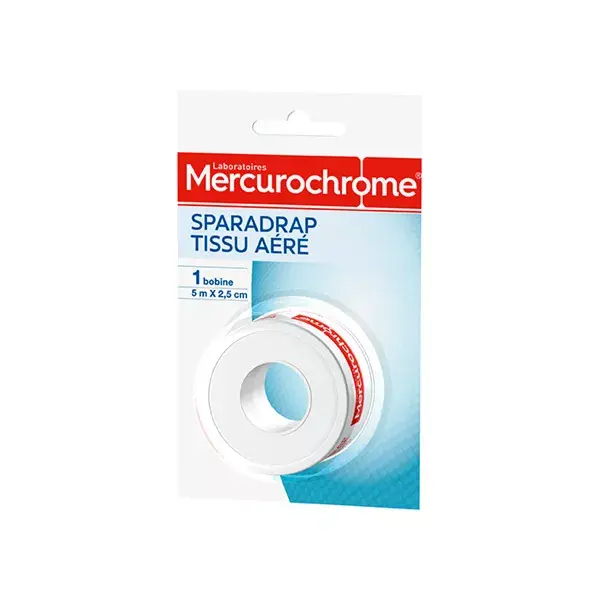 Mercurochrome Airy Tissue Plasters 5m x 2.5cm