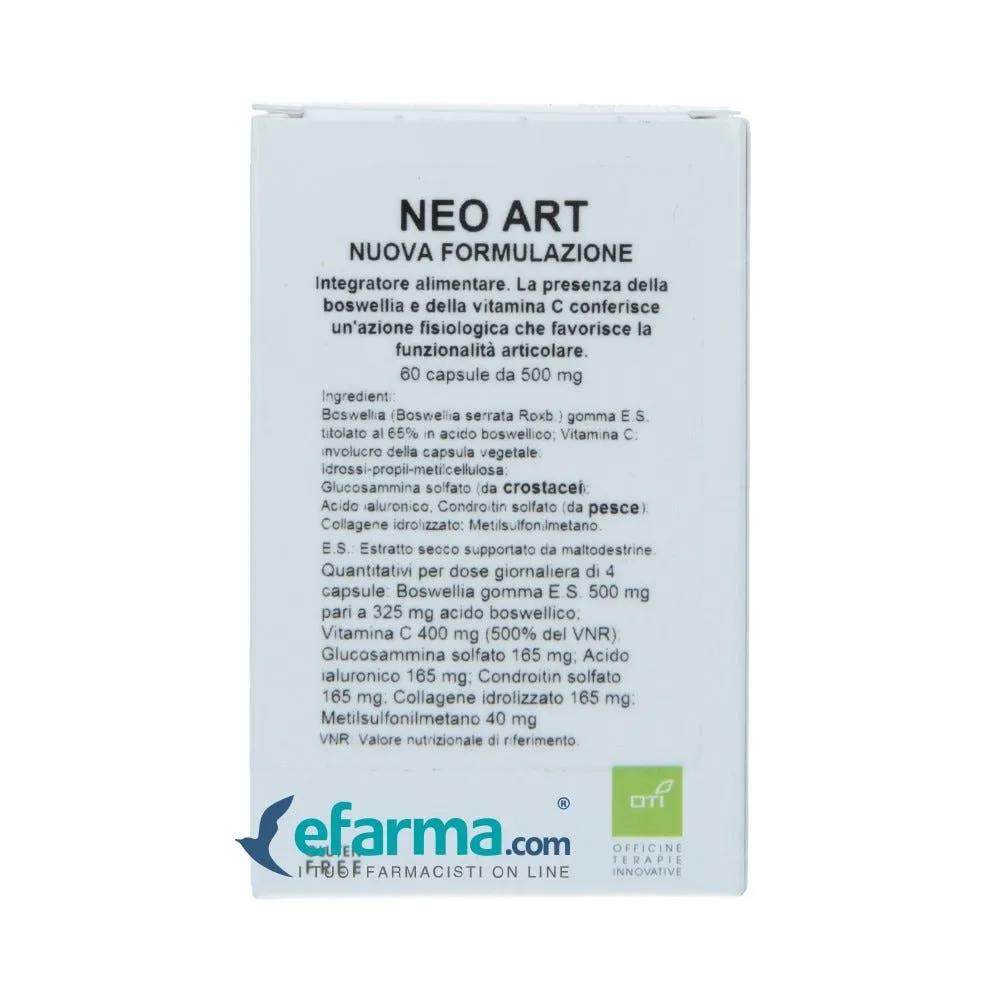 Oti Neo Art Nuova Formula Integratore 60 Capsule