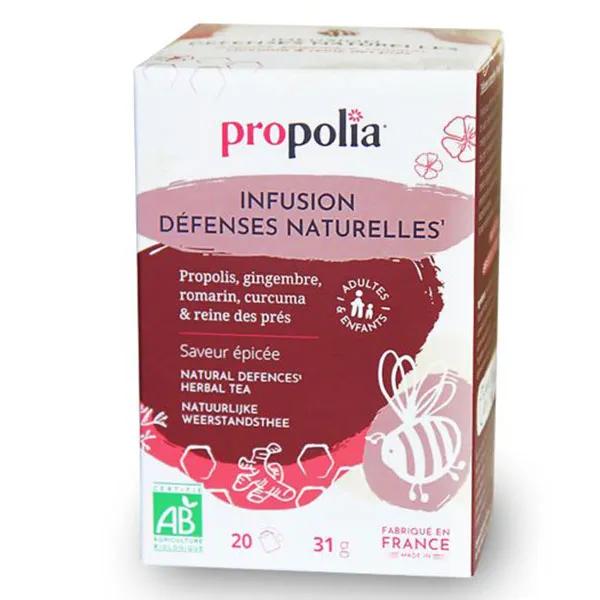 Propolia Bio Infusion Défenses naturelles Saveur épicée 20 sachets