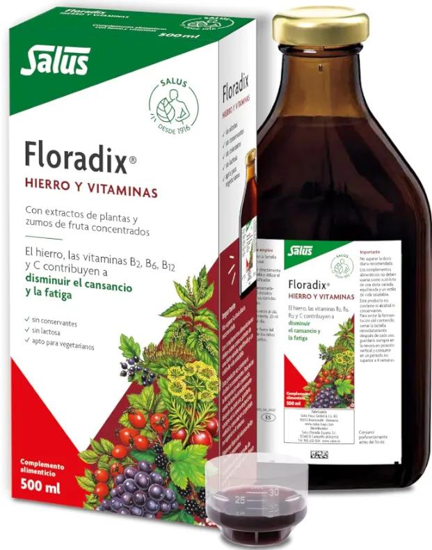 Imagen de Floradix Hierro + Vitaminas 500 ml