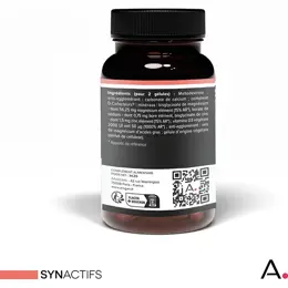 Aragan - Synactifs - D3 Protect - Immunité - Vitamine D3, Magnésium - 60 gélules