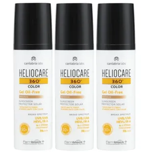 Heliocare 360 Gel Oil Free SPF50+ Color Bronze 3x50 ml