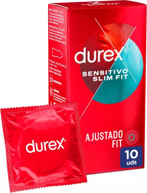 Durex Preservativo Sensitivo Slim Fit 10 Uds