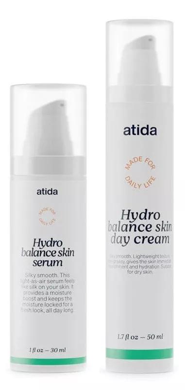 Atida Hydro Balance Sérum Visage 30 ml + Crème de Jour 50 ml