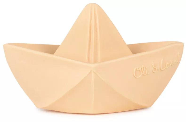 Oli&Carol Origami Boat Teether Nude