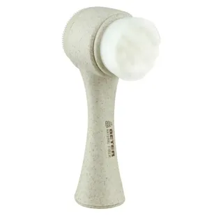 Beter Escova de massagem facial de fibra natural 2 em 1