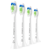 Philips Sonicare HX6064/87 Optimal White Electric Toothbrush Replacement 4 units