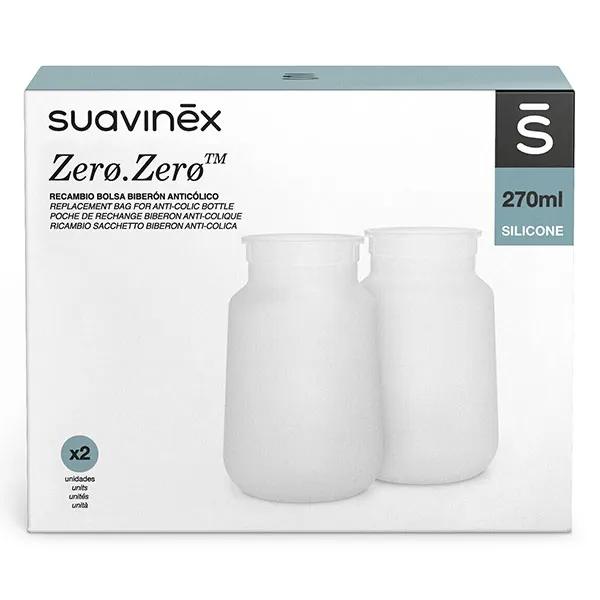 Suavinex Bolsas Recambio Biberón Anticólicos Zerø.Zerø 270Ml