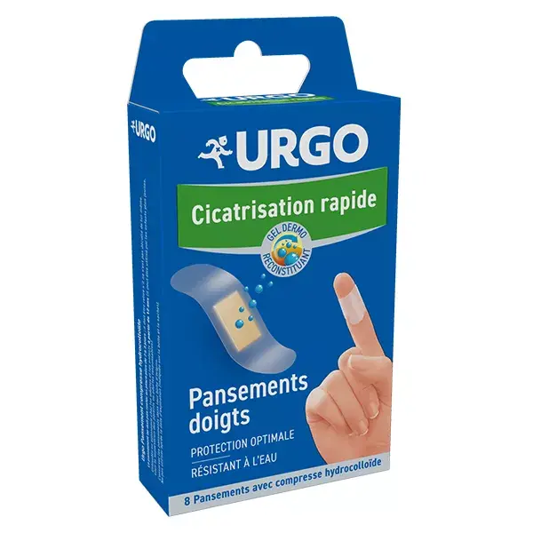 Urgo First Aid Rapid Wound Healing Finger Dressings 8 dressings