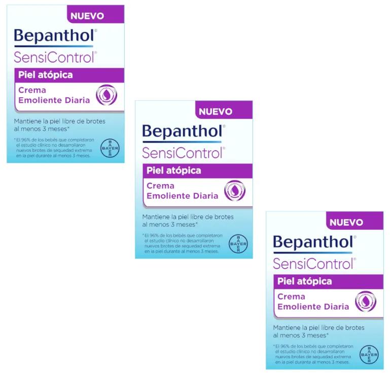 Bepanthol SensiControl Emollient Cream for Atopic Skin Skin Irritations 3x400 ml