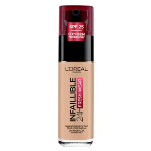 L'Oréal Paris Infaillible 24h Fresh Wear Fondotinta Liquido N°145 Beige Rosé 30ml