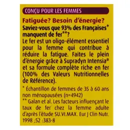 Supradyn Intensia Réduit la Fatigue Vitamines Minéraux et Fer 30 comprimés effervescents