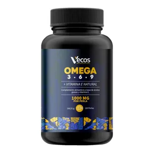 Vecos Nucoceutical Omega 3-6-9 1000 mg Vit E 120 Pearls