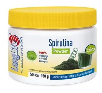 LongLife Spirulina Bio Integratore Ricostituente 50 Dosi