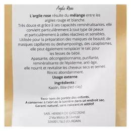 Le Comptoir de l'Apothicaire Argile Rose 250g