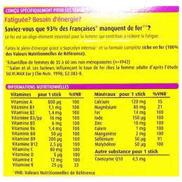 Supradyn Intensia Réduit la Fatigue Vitamines Minéraux et Fer 20 sticks