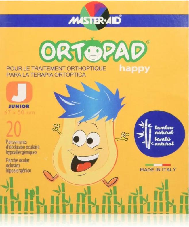 Master Aid Orthopad Eye Patch Happy Junior 20 unités